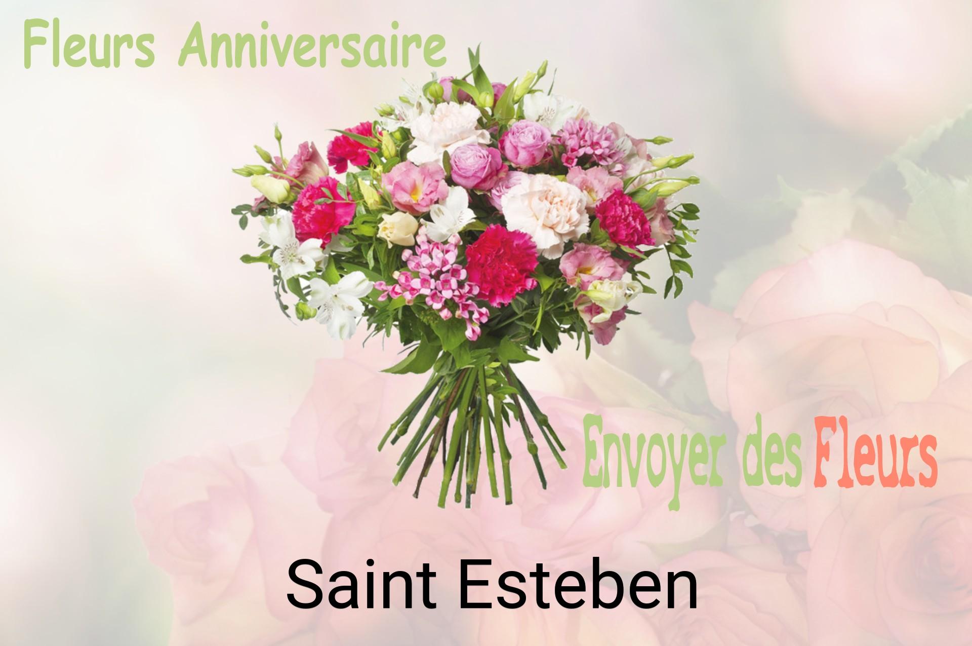 Bouquet de fleurs d’anniversaire livré à Saint-Esteben
